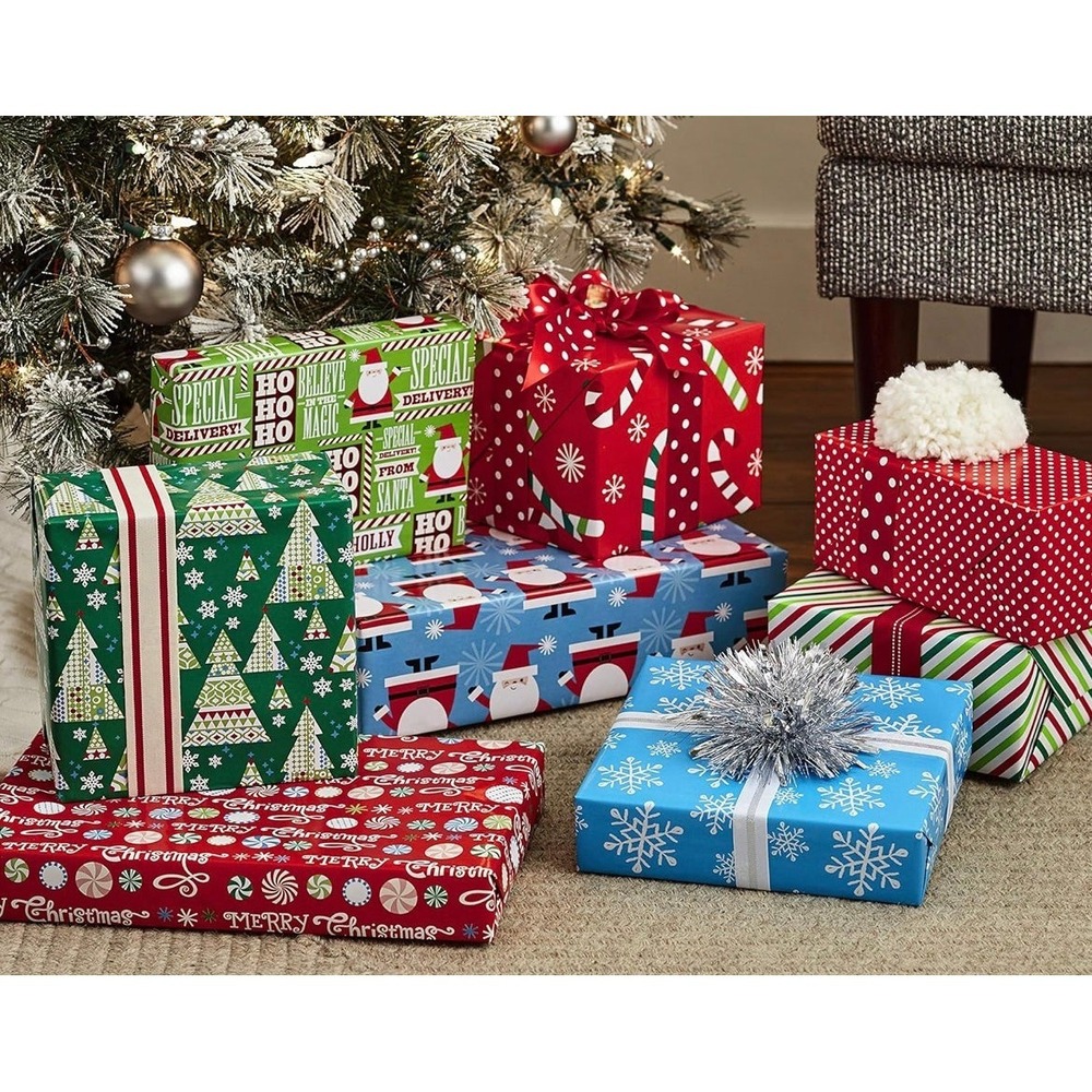 Hallmark Christmas Gift Wrap 2-Sided